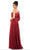 Ieena Duggal - 67866I Satin A-Line Gown Evening Dresses