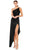 Ieena Duggal - 70177 Sleeveless Prom Dress Evening Dresses 0 / Black