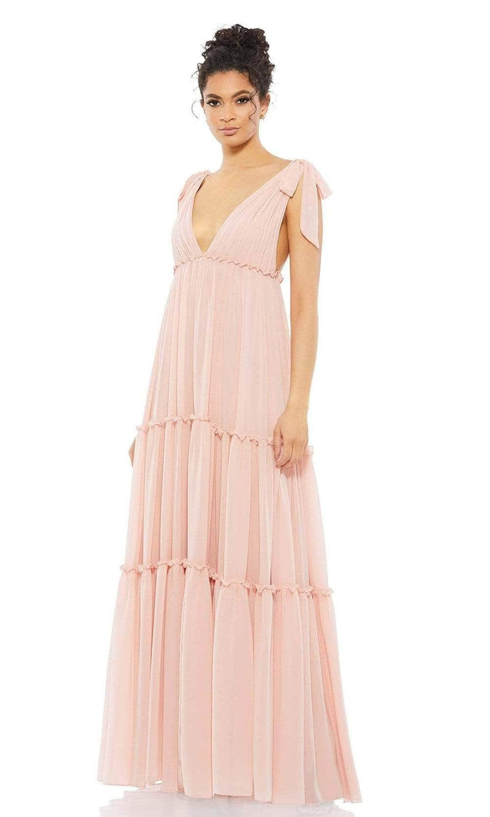 Ieena Duggal 70188I - Tiered Dress Evening Dresses 0 / Blush