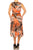 ILE Clothing CHP240 - Sleeveless Midi Print Dress Special Occasion Dress