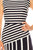 ILE Clothing SCP1326 - Sleeveless Striped Dress Special Occasion Dress