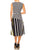 ILE Clothing SCP1326 - Sleeveless Striped Dress Special Occasion Dress