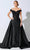 Ivonne D by Mon Cheri - 221D51 Lace Embellished A-Line Evening Dress Mother of the Bride Dresses 4 / Navy Blue