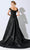 Ivonne D by Mon Cheri - 221D51 Lace Embellished A-Line Evening Dress Mother of the Bride Dresses 4 / Navy Blue