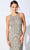 Ivonne D by Mon Cheri 221D55 - Keyhole Back Beaded Evening Dress Evening Dresses 18 / Oyster/Pewter