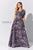 Ivonne D ID304 - Asymmetric Neck Brocade Evening Gown Mother of the Bride Dresses 4 / Eggplant