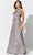 Ivonne D ID304 - One Shoulder Brocade Evening Gown Evening Dresses 10 / Taupe