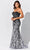 Ivonne-D ID316 - Ombre Sweetheart Evening Dress Evening Dresses 4 / Smoke