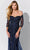 Ivonne D ID320 - Sweetheart Beaded Lace Evening Dress Evening Dresses 16 / Navy Blue