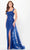 Ivonne D ID6209 - Sweetheart Overskirt Evening Gown Special Occasion Dress 4 / Blue Willow