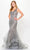 Ivonne D ID6210 - Allover Beaded Evening Dress Special Occasion Dress 4 / Platinum/Nude