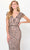 Ivonne D ID6212 - Cap Sleeve V-Neck Evening Dress Special Occasion Dress