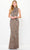 Ivonne D ID6214 - High Neck Beaded Evening Dress Special Occasion Dress XS / Lead