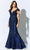 Ivonne D ID900 - Lace Off-Shoulder Formal Gown Mother of the Bride Dresses 12 / Antique Gold