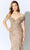 Ivonne D ID900 - Lace Off-Shoulder Formal Gown Mother of the Bride Dresses 12 / Antique Gold