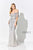 Ivonne D ID927 - Feathered Skirt Formal Gown Mother of the Bride Dresses 4 / Silver