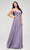 J'Adore Dresses - J17040 Sleeveless V Neck Evening Dress Evening Dresses 14 / Smoke