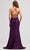 J'Adore Dresses J23005 - Lace Up Back Evening Dress with Slit Special Occasion Dress