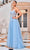 J'Adore Dresses J24001 - Floral Applique Prom Dress Prom Dresses