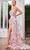 J'Adore Dresses J24019 - Floral Print Prom Dress Prom Dresses