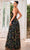 J'Adore Dresses J24025 - Floral Embroidered Pom Dress Prom Dresses