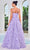 J'Adore Dresses J24027 - Bustier Floral Prom Dress Prom Dresses