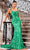 J'Adore Dresses J24041 - Semi-Sweetheart Printed Evening Gown Evening Dresses 2 / Green