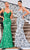 J'Adore Dresses J24041 - Semi-Sweetheart Printed Evening Gown Evening Dresses