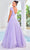 J'Adore Dresses J24044 - Square Rosette Ruffles Evening Gown Evening Dresses