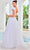 J'Adore Dresses J24044 - Square Rosette Ruffles Evening Gown Evening Dresses