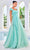 J'Adore Dresses J24044 - Square Rosette Ruffles Evening Gown Evening Dresses