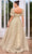 J'Adore Dresses J24050 - Ruffled Square Neck Evening Gown Evening Dresses