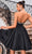 J'Adore Dresses J24076 - Cut-Glass Accent Strapless Cocktail Dress Cocktail Dresses