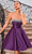 J'Adore Dresses J24076 - Cut-Glass Accent Strapless Cocktail Dress Cocktail Dresses