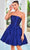 J'Adore Dresses J24077 - Taffeta Strapless Cocktail Dress Cocktail Dresses 2 / Hot Pink