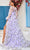 J'Adore Dresses J25004 - Floral Appliqued Bishop Sleeve Evening Dress Mother Of The Bride Dresses