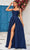 J'Adore Dresses J25009 - Cowl Neck Glitter Evening Dress Prom Dresses