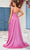 J'Adore Dresses J25009 - Cowl Neck Glitter Evening Dress Prom Dresses