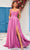 J'Adore Dresses J25009 - Cowl Neck Glitter Evening Dress Prom Dresses