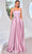 J'Adore Dresses J25012 - Strapless Straight Across Evening Dress Prom Dresses 2 / Dusty Pink