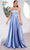 J'Adore Dresses J25012 - Strapless Straight Across Evening Dress Prom Dresses 2 / Powder Blue