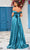 J'Adore Dresses J25020 - Off Shoulder Bow Detailed Evening Dress Prom Dresses