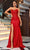 J'Adore Dresses J25023 - Rhinestone Embellished Strapless Prom Gown Prom Dresses 2 / Red