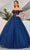 J'Adore Dresses J25025 - Embroidered Corset Bodice Ballgown Prom Dresses