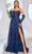 J'Adore Dresses J25031 - Sleeveless Scoop Neck Prom Gown Prom Dresses 2 / Navy