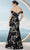 Janique 2512 - Floral Print Evening Dress Evening Dresses