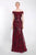 Janique 92125 - Sequined Off Shoulder Evening Gown Evening Dresses 4 / Bordeaux