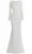 Janique BSH-001 - Beaded Bateau Neck Formal Dress Mother of the Bride Dresses 18 / Black