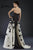 Janique W1376 - Strapless A-line Overlay Gown Ball Gowns 8 / Chartreuse/Ivory