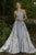 Janique W1376 - Strapless A-line Overlay Gown Ball Gowns 8 / Chartreuse/Ivory